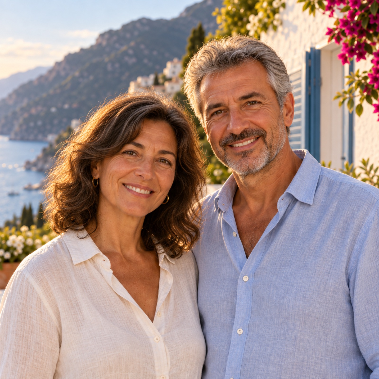 Giulia and Marco, the hosts of Casa Bellavista